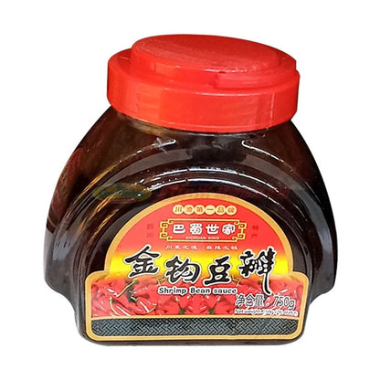 巴蜀世家紅油豆瓣/金鉤豆瓣750g - BASHUSHIJIA Shrimp Bean Sauce 750g