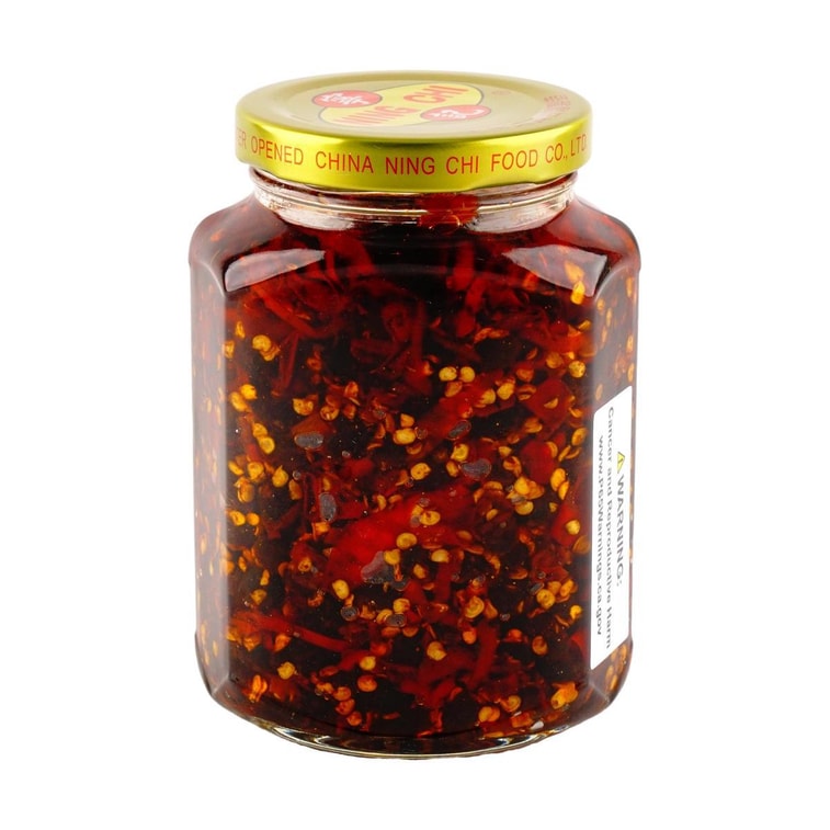 台湾宁记 豆豉辣椒 调味辣酱 390g - NING CHI Fermented Black Bean Chili, 13.7 oz