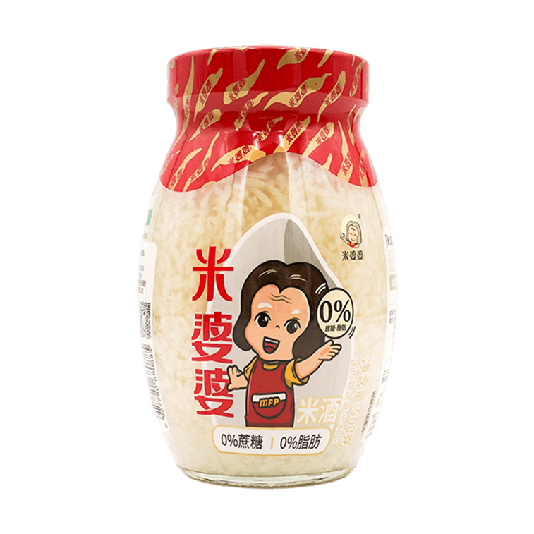 MIPOPO Sweet Fermented Rice 500g - 米婆婆 甜香酒酿 0%蔗糖脂肪 500g