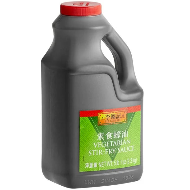 Lee Kum Kee Vegetarian Stir Fry Sauce 5 lb - 李锦记 香菇素食蠔油