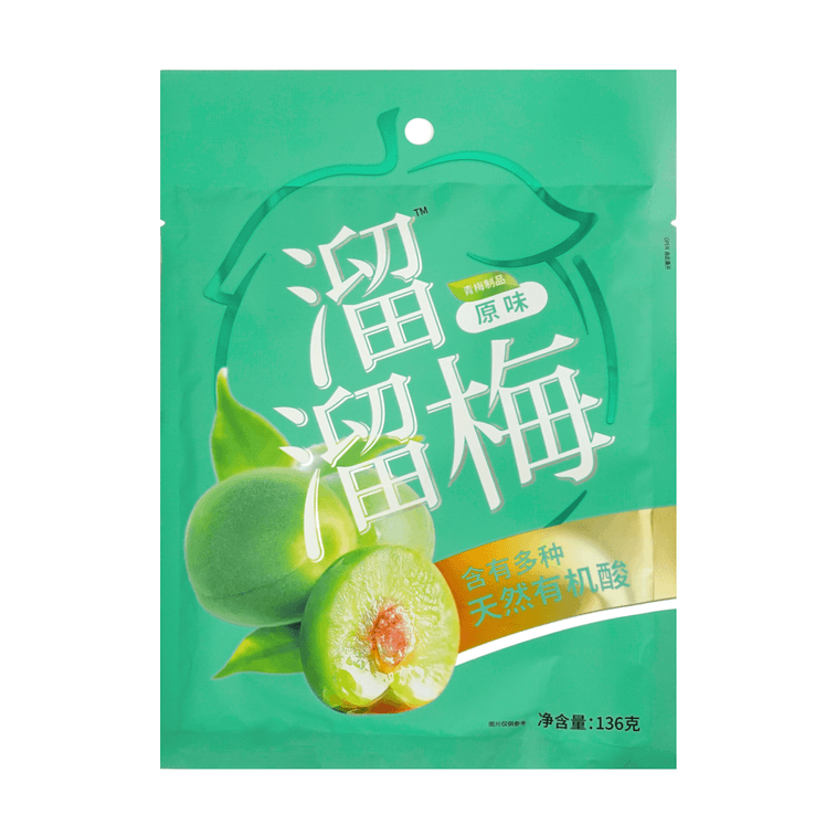 溜溜梅 原味青梅 136g - LIULIU ORCHARD Green Plum Original Flavor 136g