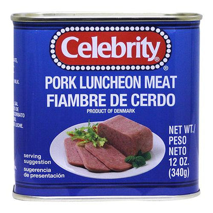 Celebrity Luncheon Meat - Celebrity猪肉午餐肉 12oz/340g