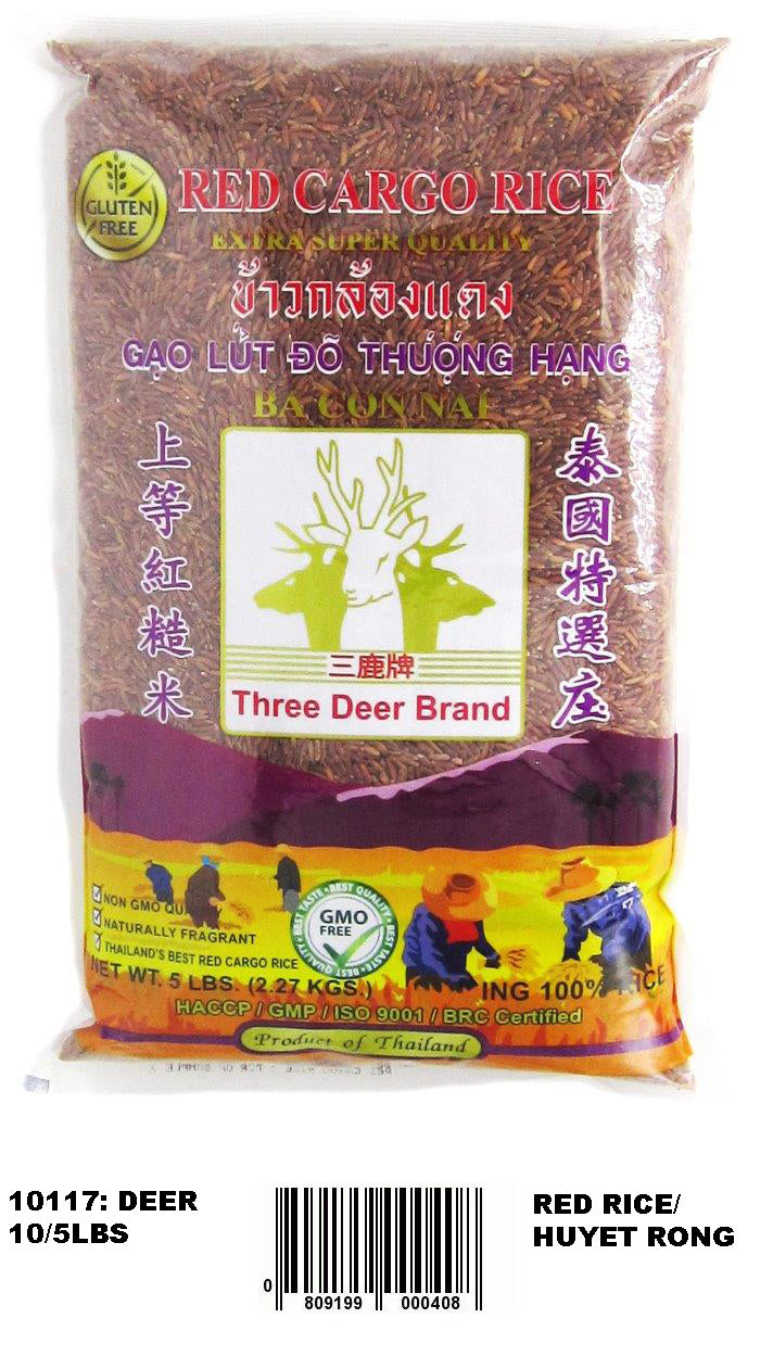 三鹿上等紅糙米- 3 Deer Brand Red Cargo Rice 5lb