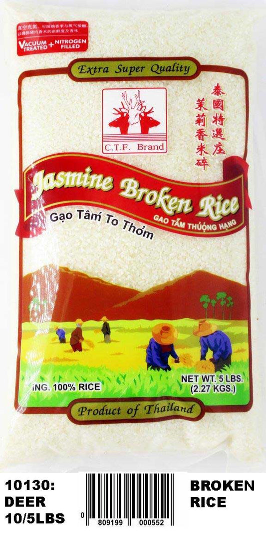 三鹿茉莉香米碎米- CTF Brand Jasmine Broken Rice 5lb