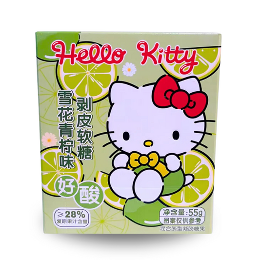 Hello Kitty 剥皮果汁软糖 青柠味 55g