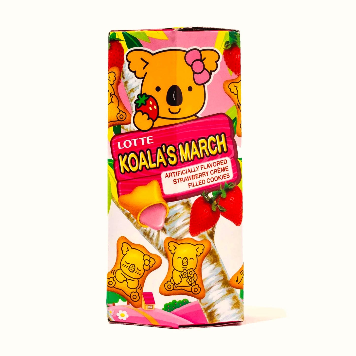 Lotte Koala's March: Strawberry - 乐天 考拉系列饼干 草莓味 41g