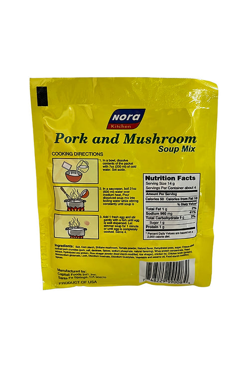 Nora Kitchen Pork and Mushroom Soup Mix 54g