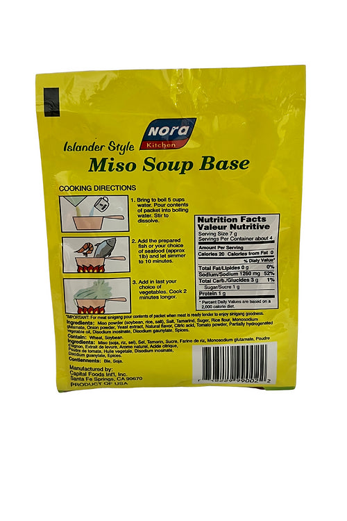 Nora Kitchen Miso Soup Base 30g