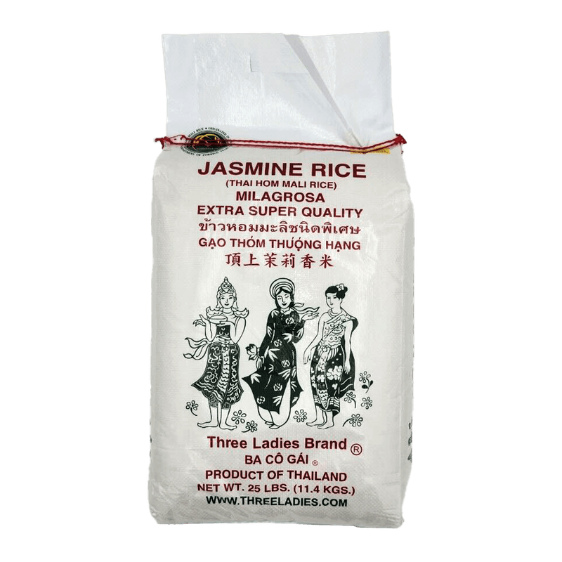 三個女人頂上茉莉香米25磅- Three Ladies Jasmine Rice Milagrosa Extra Super Quality 25 LBS(11.4 KGS)