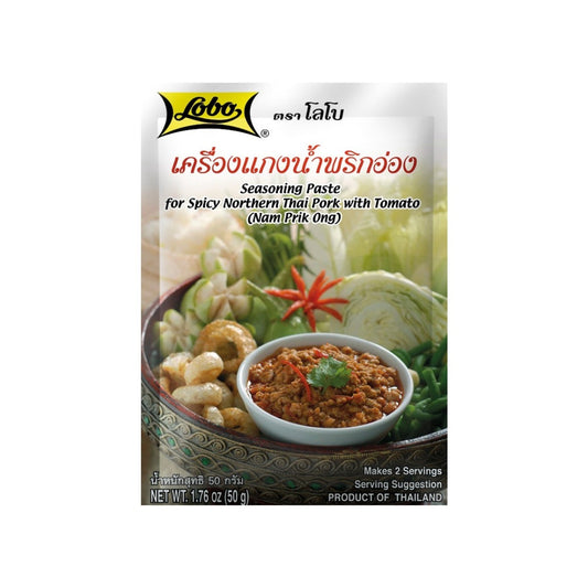 LOBO nam prik ong spicy Northern Thai pork with tomato spice paste 50g