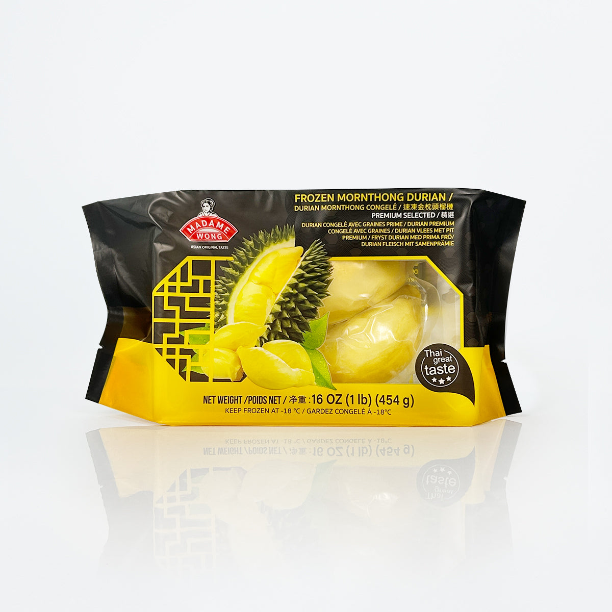 Madam Wong Frozen Monthong Durian - 速冻金枕头榴莲 16oz