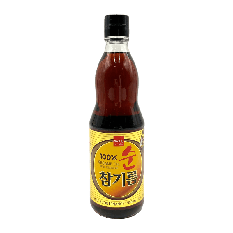 WANG 100% Sesame Oil 18.6fl oz(550ml) - 韓國WANG麻油