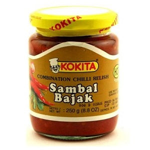 KOKITA Sambal Bajak Hot Chili Sauce 8.8 Oz - 印尼辣椒酱 250g