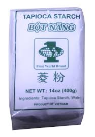 FIRST WORLD Tapioca Starch Powder (Bot Nang) 14 oz- 菱粉