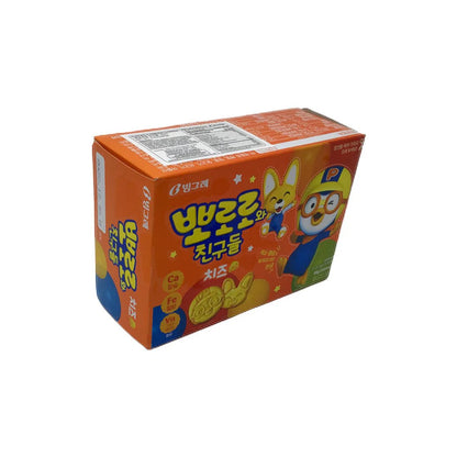 Binggrae Pororo & Friends Cheddar Cheese Crackers 2.3oz(65g) - 韩国饼干