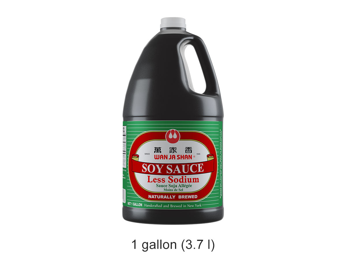 Soy Sauce Less Sodium - 萬家香低鹽醬油1 Gallon