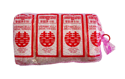 Double Happiness VERMICELLI (BEAN THREAD) - 双喜牌台湾冬粉 2oz x 8pcs