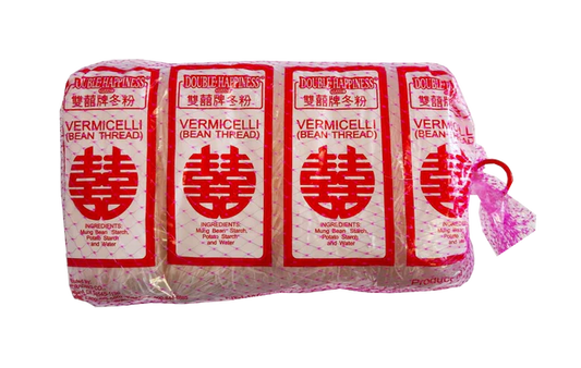 Double Happiness VERMICELLI (BEAN THREAD) - 双喜牌台湾冬粉 2oz x 8pcs