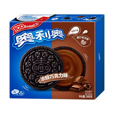 Oreo Chocolate Sandwich Cookies Chocolate - 奥利奥夹心饼干 浓醇巧克力味 388g