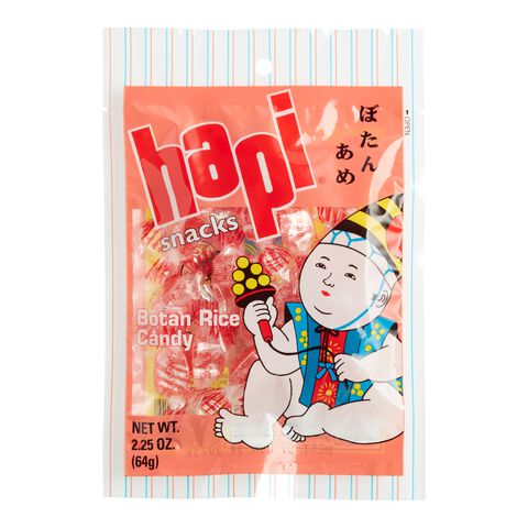 牡丹糖- Hapi Botan Rice Candy Bag 2.25oz(64g)