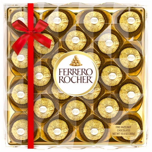 Ferrero Rocher Premium Milk Hazelnut Chocolate Gift Box - 费列罗榛果牛奶巧克力礼盒 10.6oz/300g