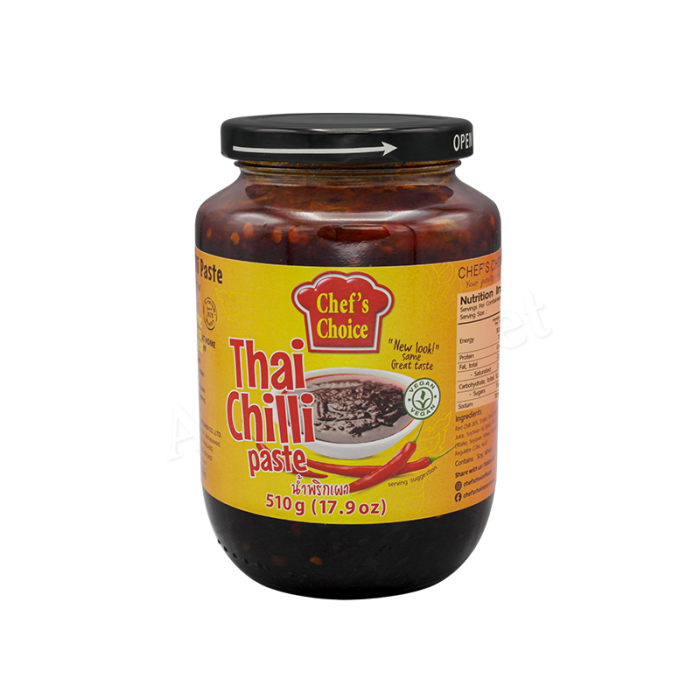 CHEF'S CHOICE Thai Chili Paste 510g - CHEF'S CHOICE泰国辣椒酱