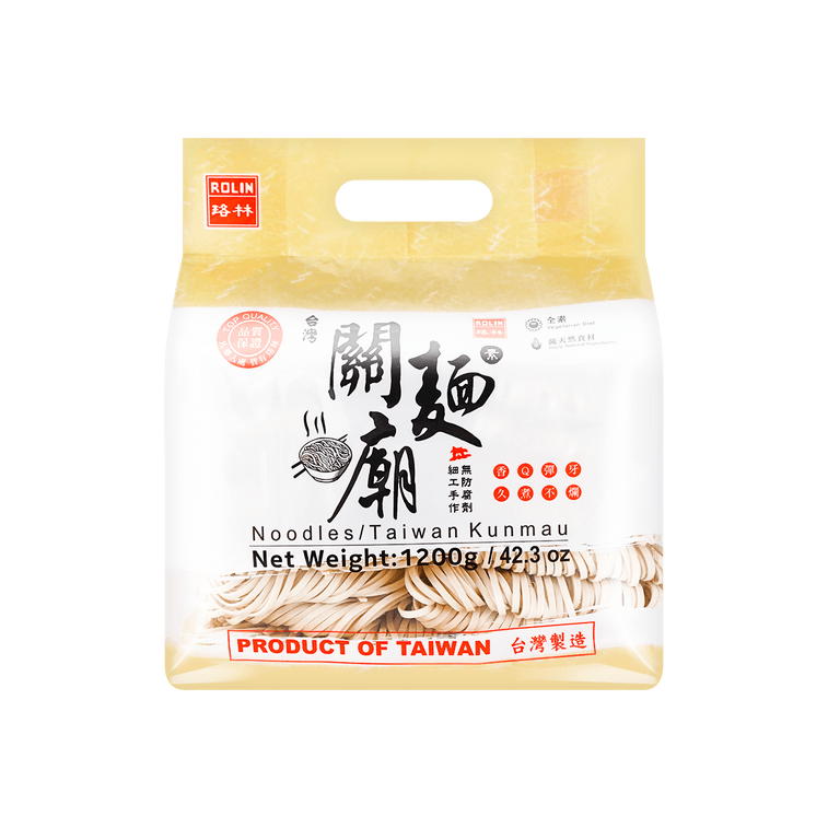 Rolin Kunmao Dried Noodle - 台灣珞林關廟42.3oz