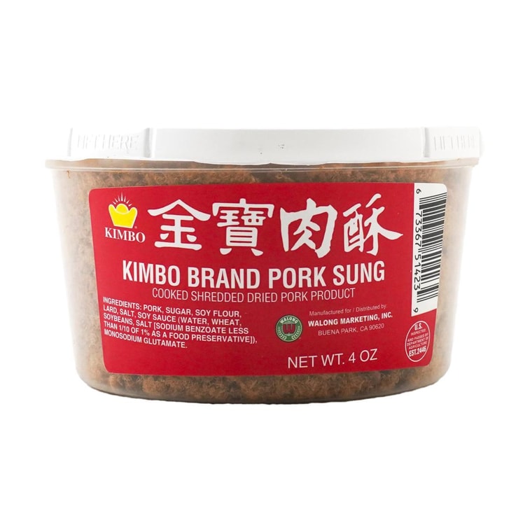 台湾金宝 肉酥 113.4g - KIMBO Pork Sung USDA Certified 4 oz