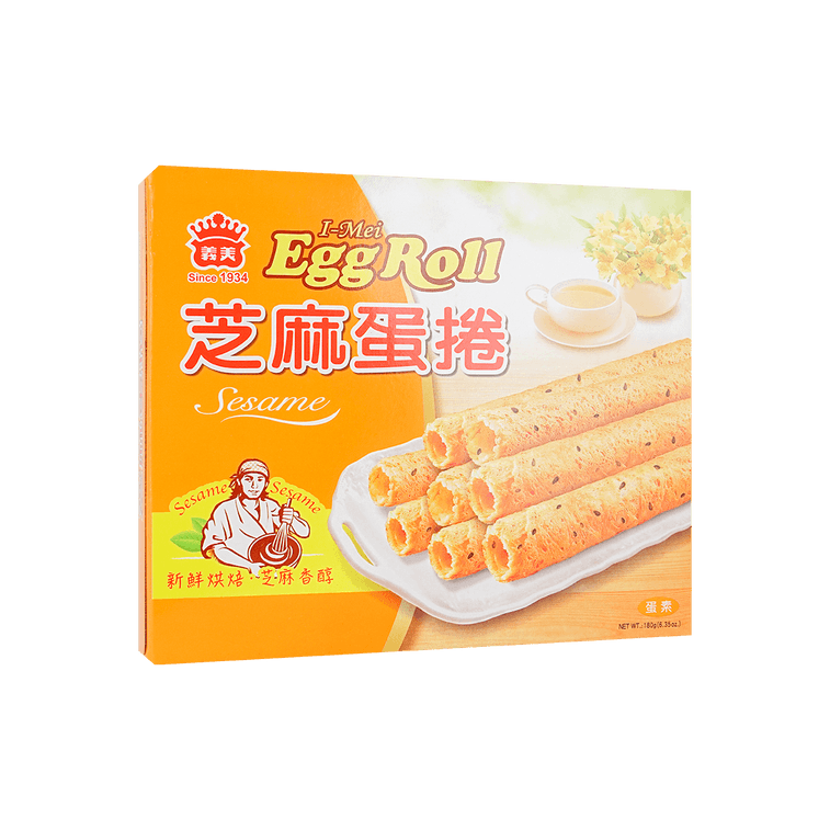 台湾IMEI义美 芝麻蛋卷 -Egg Roll Sesame Flavor 180g