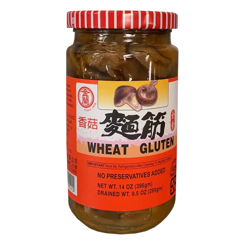 金蘭香菇麵筋14 OZ - KIMLAN Wheat Gluten 396g