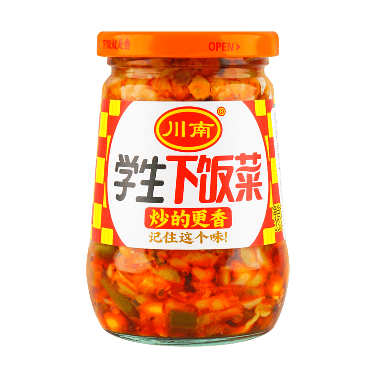 川南學生下餐330g - CHUANNAN Spicy Pickled Vegetables, 11.64 oz