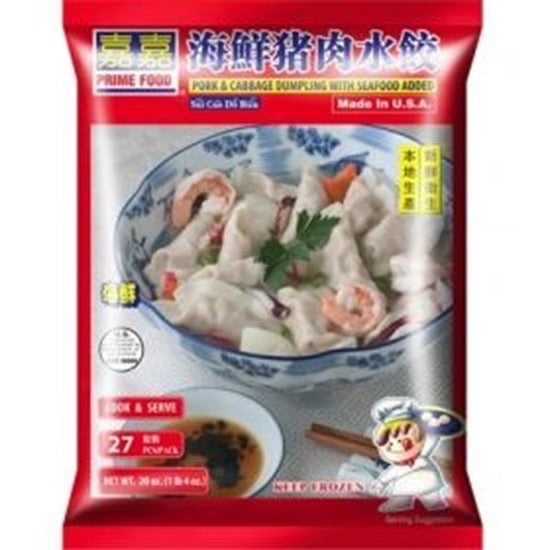 嘉嘉 海鲜猪肉水饺 20oz