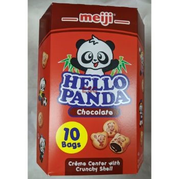 Hello Panda Cookies, Chocolate 9.1 oz - 明治Hello Panda 熊貓餅乾巧克力味