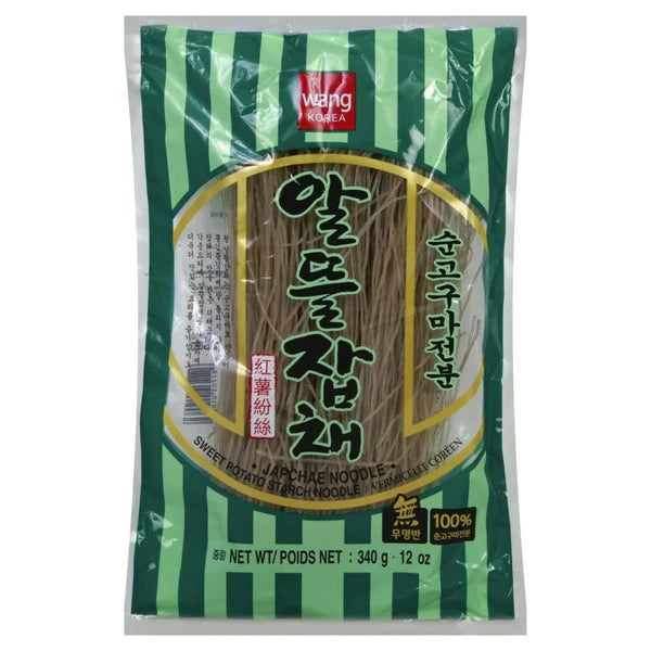 WANG Glass Noodle Sweet Potato Starch Noodle 340g - 韓式地瓜粉絲