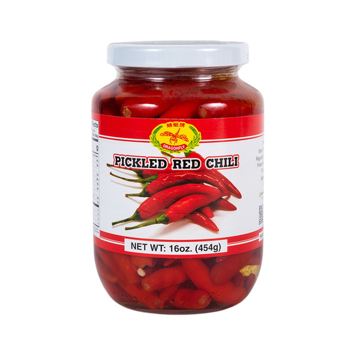 Dragonfly Pickled Red Chili 16 oz - 蜻蜓牌腌红辣椒