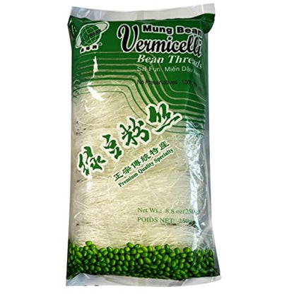 Mung Bean Vermicelli Bean Threads Crystal Noodle - 绿豆粉丝 250g