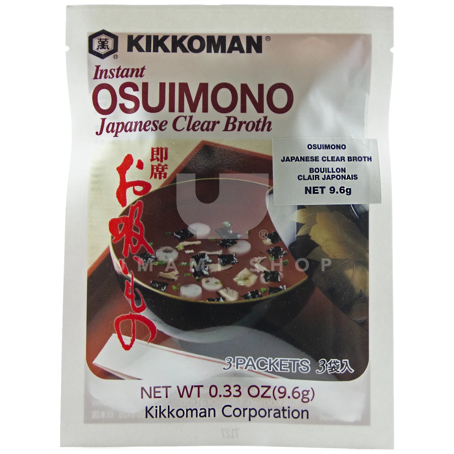 Kikkoman Instant OSUIMONO Japanese Clear Broth 0.33oz/9.6g