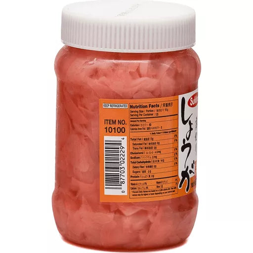 Sukina Sliced Pickled Ginger 12 Oz - 甘酢薑片