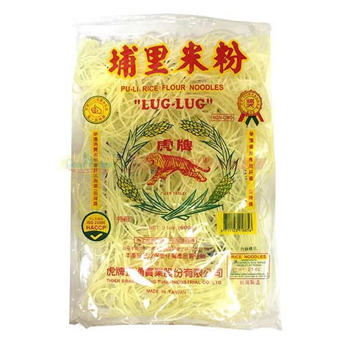 POOLEE RICE FLOUR NOODLE - 虎牌埔里米粉-特粗21 OZ