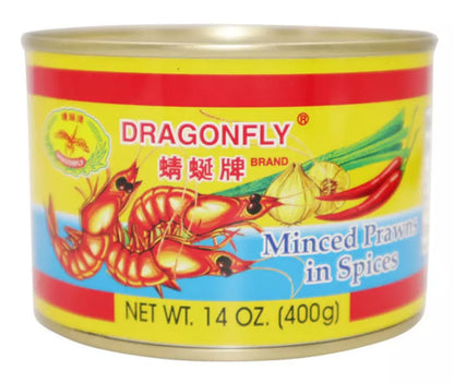 Dragonfly Minced Prawns In Spices 14 oz - 蜻蜓牌辣碎虾