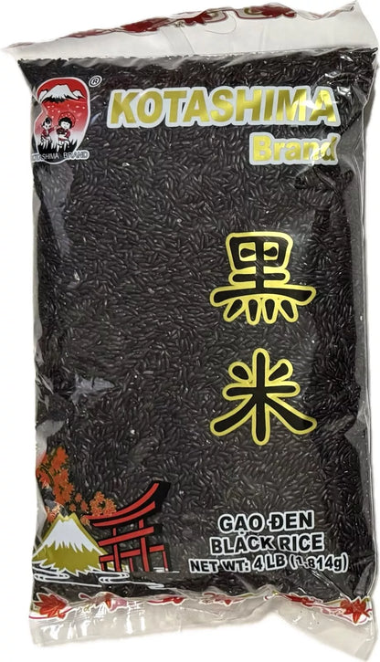 Kotashima Black Rice (Gao Den) 4lbs - Kotashima 黑米