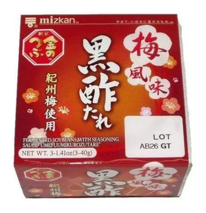 日本滋康梅酢納豆- Mizkan Kinitsubu Kurozu Natto 3-ct