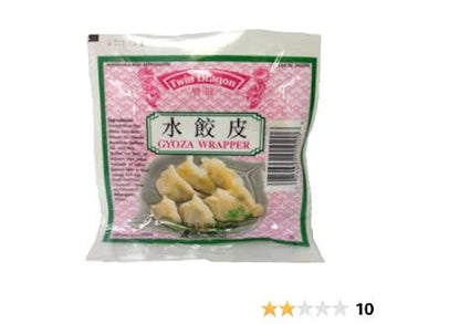 双龙水饺皮 - Twin Dragon Gyoza Dumpling Wrappers 12oz