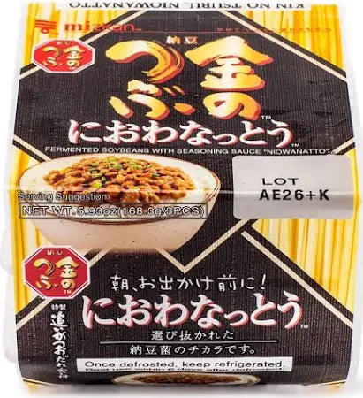 日本口味滋康金納豆- Mizkan Kinitsubu Niowa Natto 3-ct