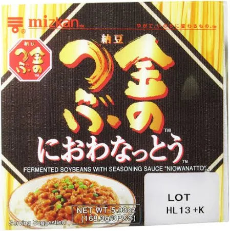 日本口味滋康金納豆- Mizkan Kinitsubu Niowa Natto 3-ct